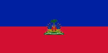 Cropped Flag of Haiti