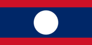 Cropped Flag of Laos