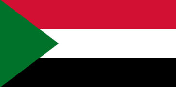 Cropped Flag of Sudan