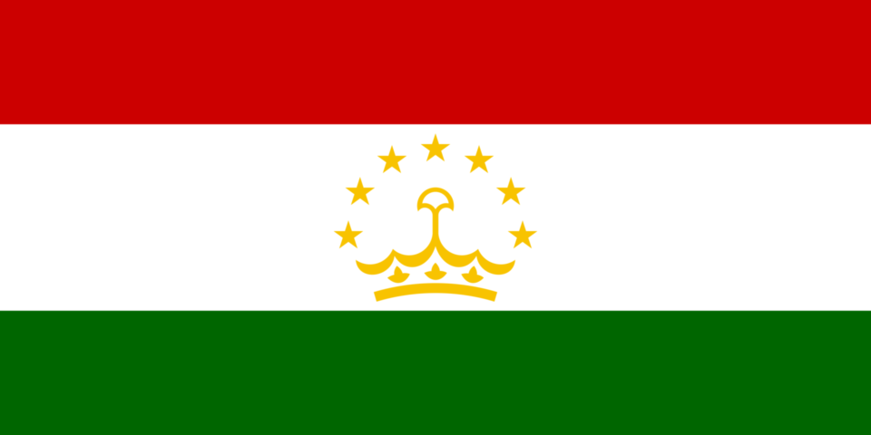 The image is the flag of Tajikistan