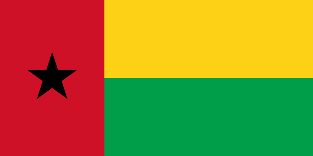 The flag of Guinea-Bissau